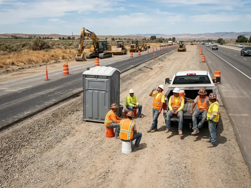 highway-road-construction-crew-007 — frequently asked questions, Porta Potty and Restroom Rentals in North Druid Hills, GA
